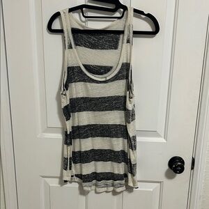 Zara Monochrome Striped Tank Top